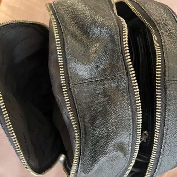 Michael Kors Logo Rhea Zip Small Leather Backpack main image 4